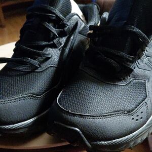 Sleek Black Athletic Shoes for Men